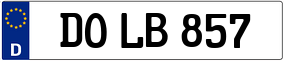 Truck License Plate